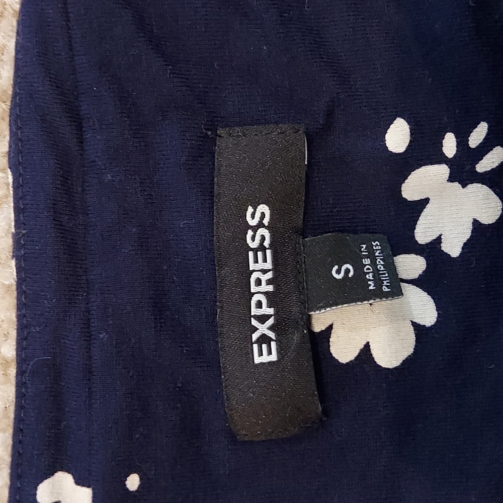 Express Graphic Halter Maxi Dress, Small - Picture 12 of 16